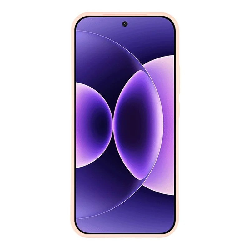 For Xiaomi 17 Pro Max Case WANLONFENG ZB1 Series Precise Cutouts Straight Edge TPU Phone Cover with 2Pcs Tempered Glass Films - Pink