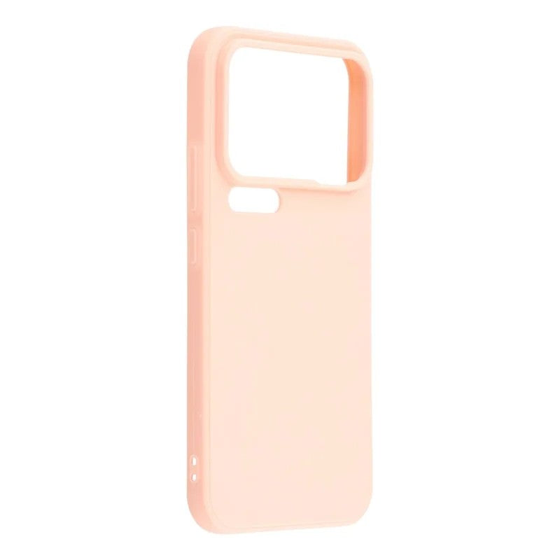 For Xiaomi 17 Pro Max Case WANLONFENG ZB1 Series Precise Cutouts Straight Edge TPU Phone Cover with 2Pcs Tempered Glass Films - Pink