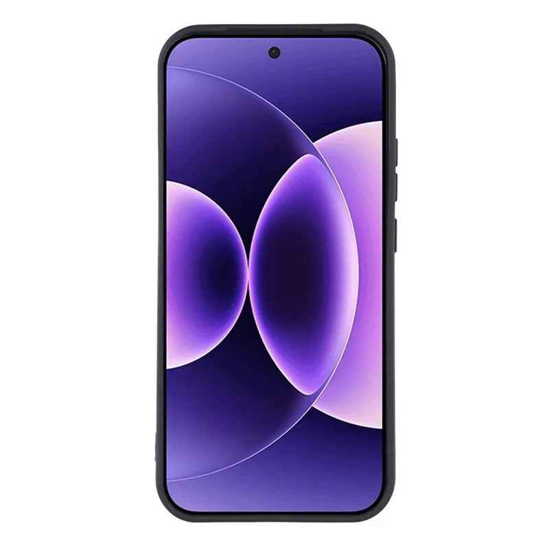 For Xiaomi 17 Pro Case WANLONFENG ZB1 Series Precise Cutouts Straight Edge TPU Phone Cover with 2Pcs Tempered Glass Films - Black