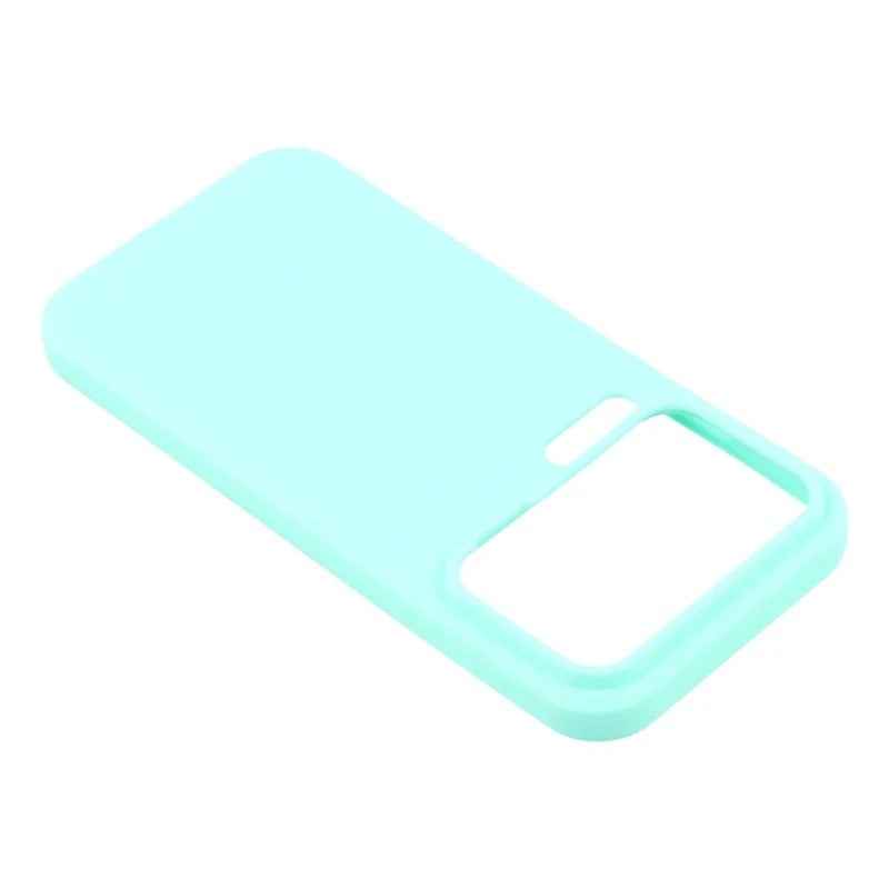 For Xiaomi 17 Pro Case WANLONFENG ZB1 Series Precise Cutouts Straight Edge TPU Phone Cover with 2Pcs Tempered Glass Films - Baby Blue
