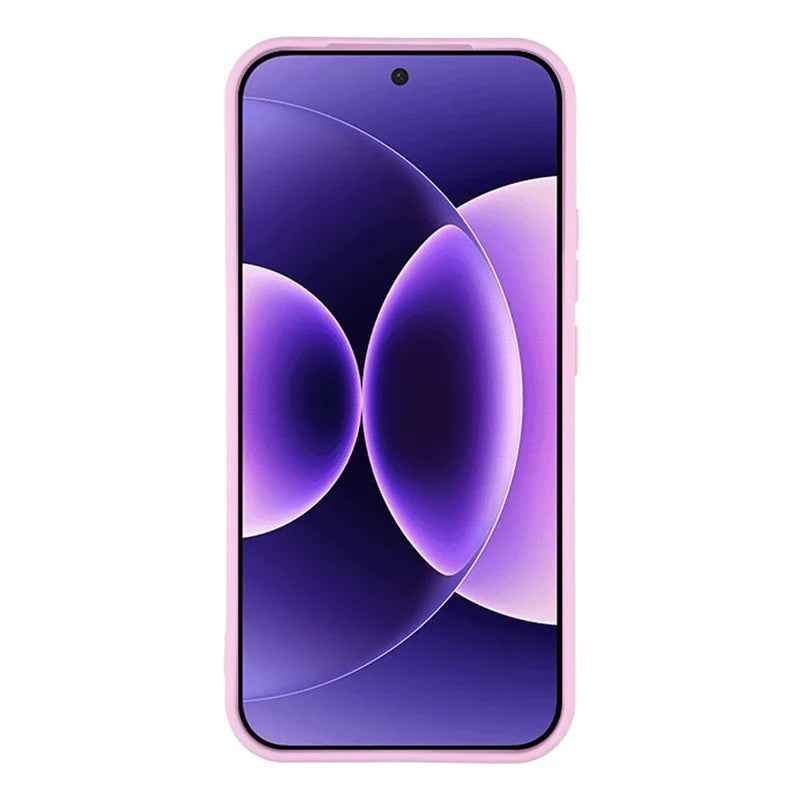 For Xiaomi 17 Pro Case WANLONFENG ZB1 Series Precise Cutouts Straight Edge TPU Phone Cover with 2Pcs Tempered Glass Films - Purple