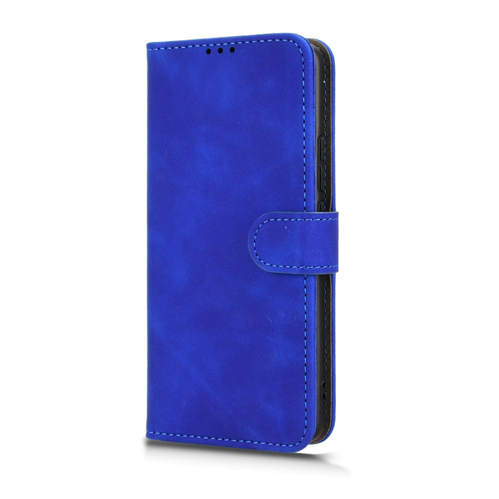 For Xiaomi Redmi Note 15 Pro 4G (Global) Leather Case Skin Feel Anti Drop Wallet Stand Flip Phone Cover - Blue