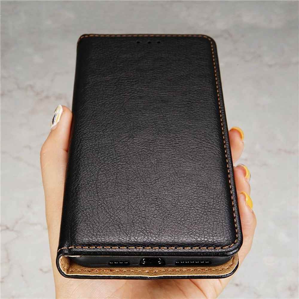 For Xiaomi 17 Pro Case Wallet PU Leather Magnetic Auto-Absorbed Phone Cover - Black