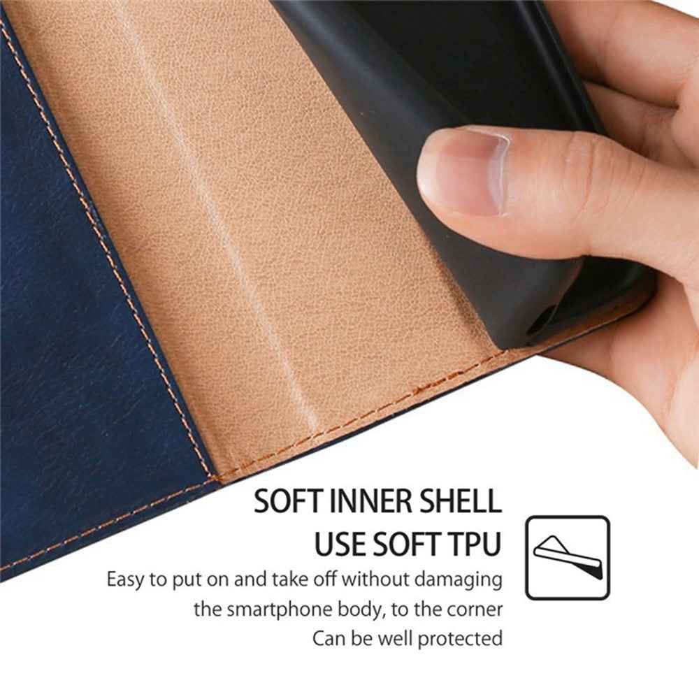 For Xiaomi 17 Pro Case Wallet PU Leather Magnetic Auto-Absorbed Phone Cover - Blue