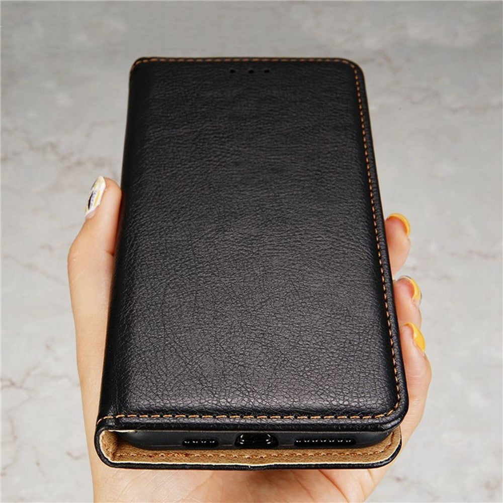 For Xiaomi 17 Pro Max Case Wallet PU Leather Magnetic Auto-Absorbed Phone Cover - Black