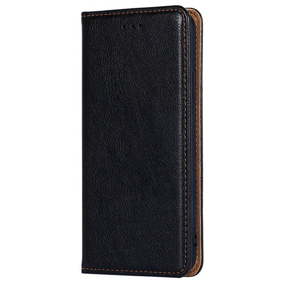 For Xiaomi 17 Pro Max Case Wallet PU Leather Magnetic Auto-Absorbed Phone Cover - Black