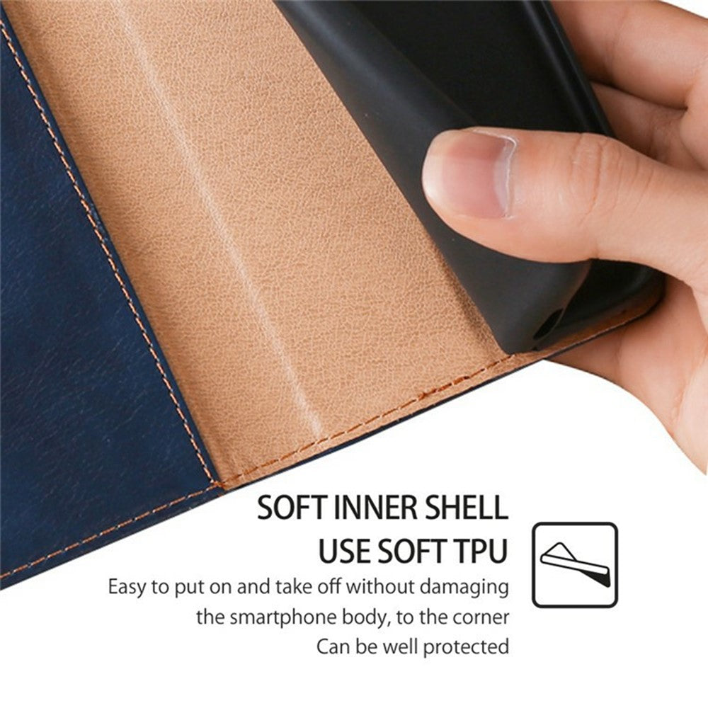 For Xiaomi 17 Pro Max Case Wallet PU Leather Magnetic Auto-Absorbed Phone Cover - Blue