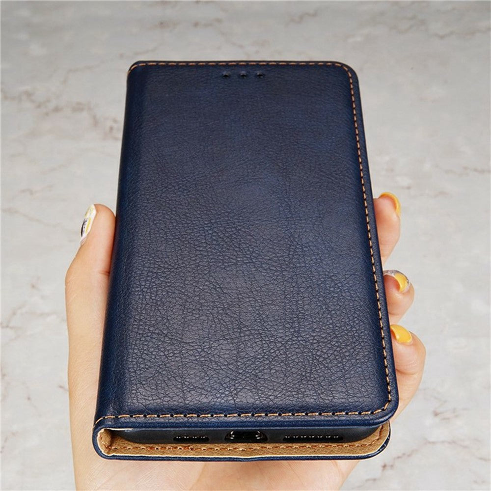 For Xiaomi 17 Pro Max Case Wallet PU Leather Magnetic Auto-Absorbed Phone Cover - Blue