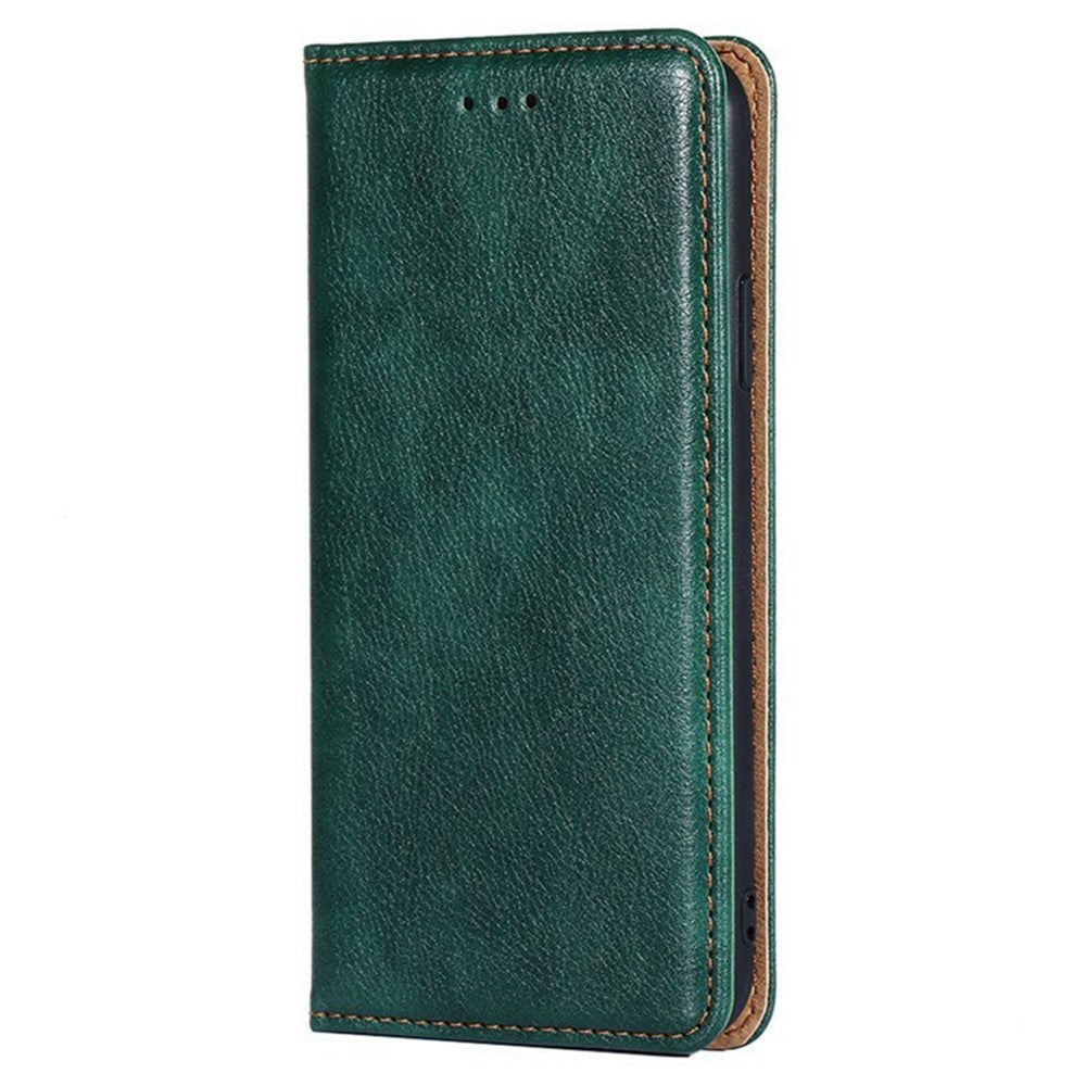 For Xiaomi 17 Pro Max Case Wallet PU Leather Magnetic Auto-Absorbed Phone Cover - Green