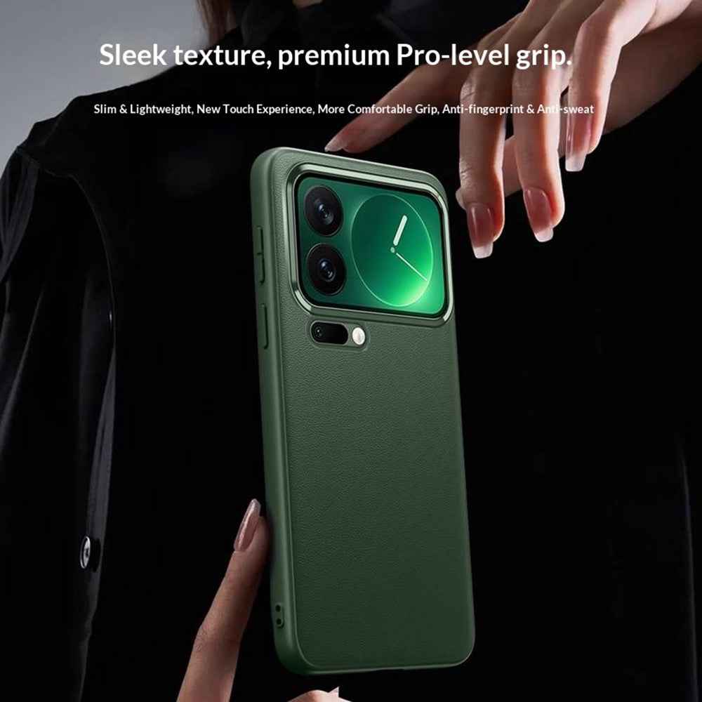 For Xiaomi 17 Pro Case Slim TPU+PC+PU Leather Phone Back Cover (2nd Gen) - Purple
