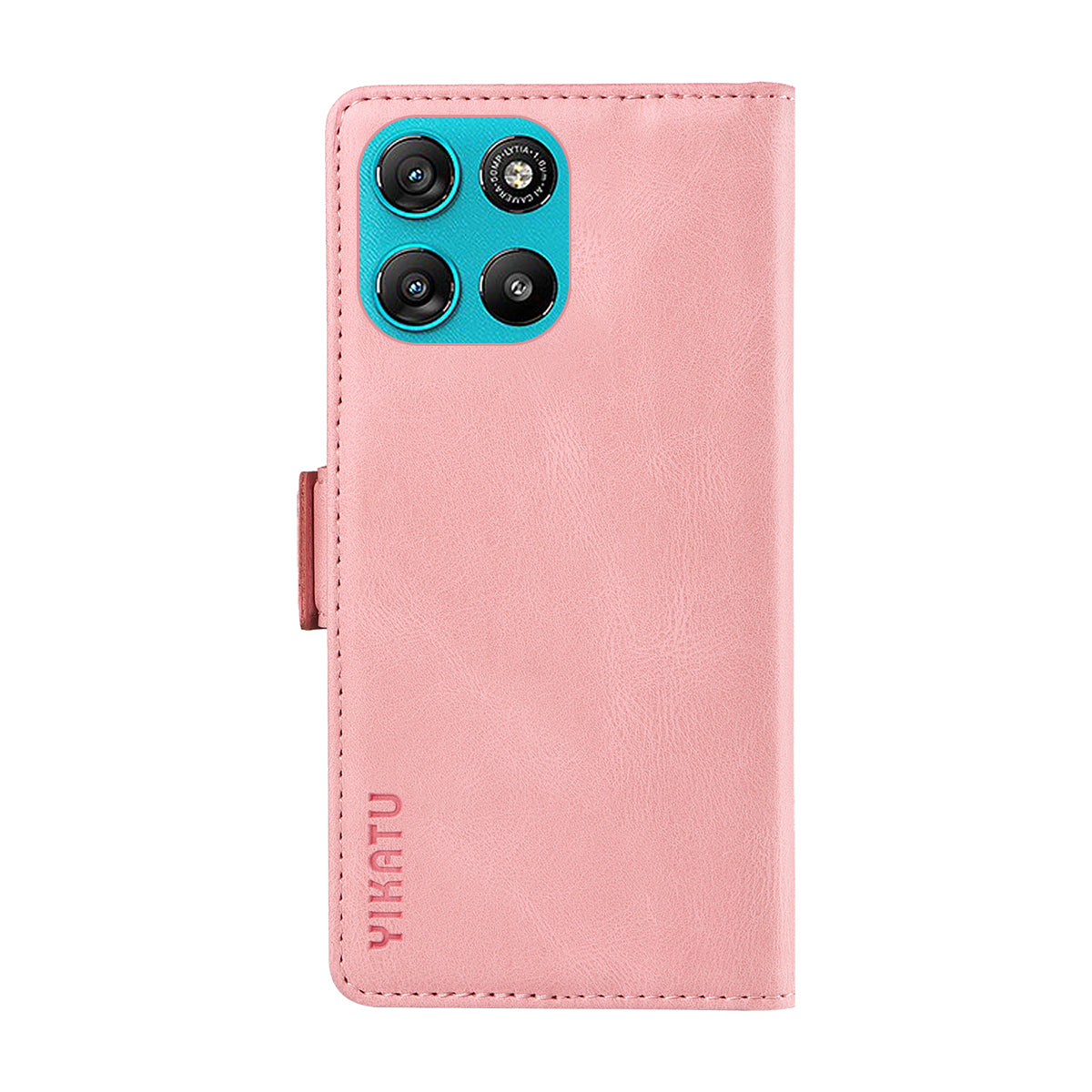 For Motorola Moto G57 Power 5G / Motorola Moto G100 5G (2025) / Motorola Moto G67 Power 5G Leather Case YIKATU YK-005 Skin-touch Feeling Wallet Phone Cover - Pink