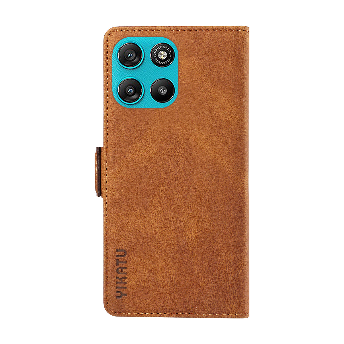 For Motorola Moto G57 Power 5G / Motorola Moto G100 5G (2025) / Motorola Moto G67 Power 5G Leather Case YIKATU YK-005 Skin-touch Feeling Wallet Phone Cover - Brown