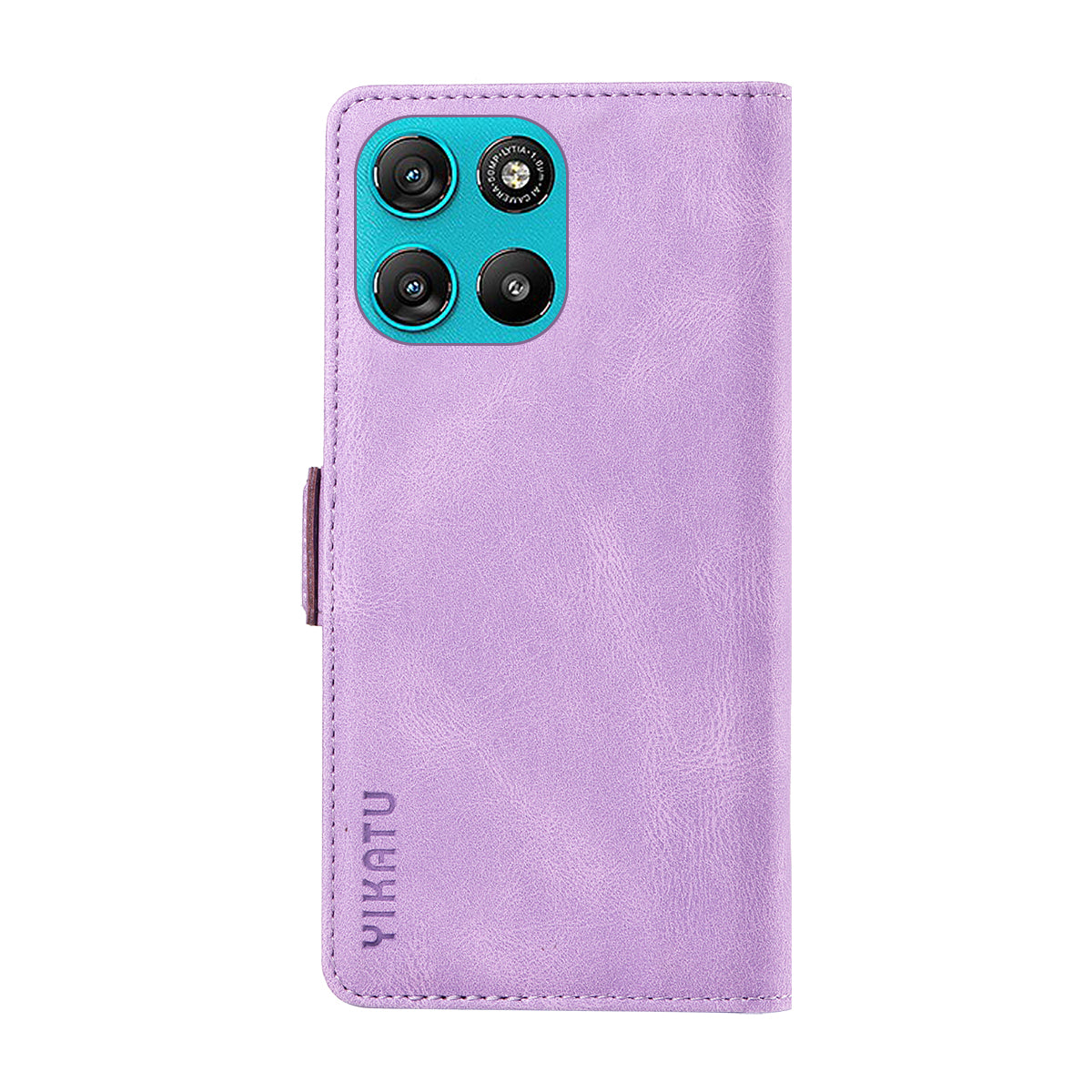 For Motorola Moto G57 Power 5G / Motorola Moto G100 5G (2025) / Motorola Moto G67 Power 5G Leather Case YIKATU YK-005 Skin-touch Feeling Wallet Phone Cover - Purple