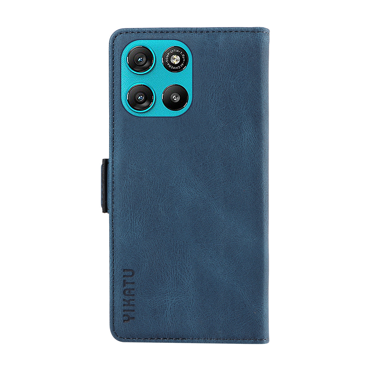 For Motorola Moto G57 Power 5G / Motorola Moto G100 5G (2025) / Motorola Moto G67 Power 5G Leather Case YIKATU YK-005 Skin-touch Feeling Wallet Phone Cover - Blue