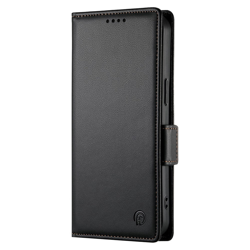 For Xiaomi Redmi Note 15 Pro 4G (Global) Stand Case PU Leather Wallet Phone Cover - Black
