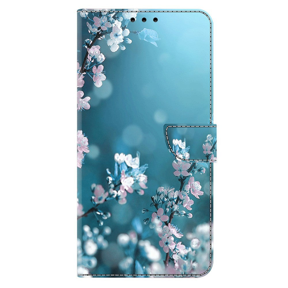 For Xiaomi Redmi Note 15 Pro 5G (Global) Case 3D Pattern PU Leather Wallet Phone Cover with Stand - Plum Blossoms
