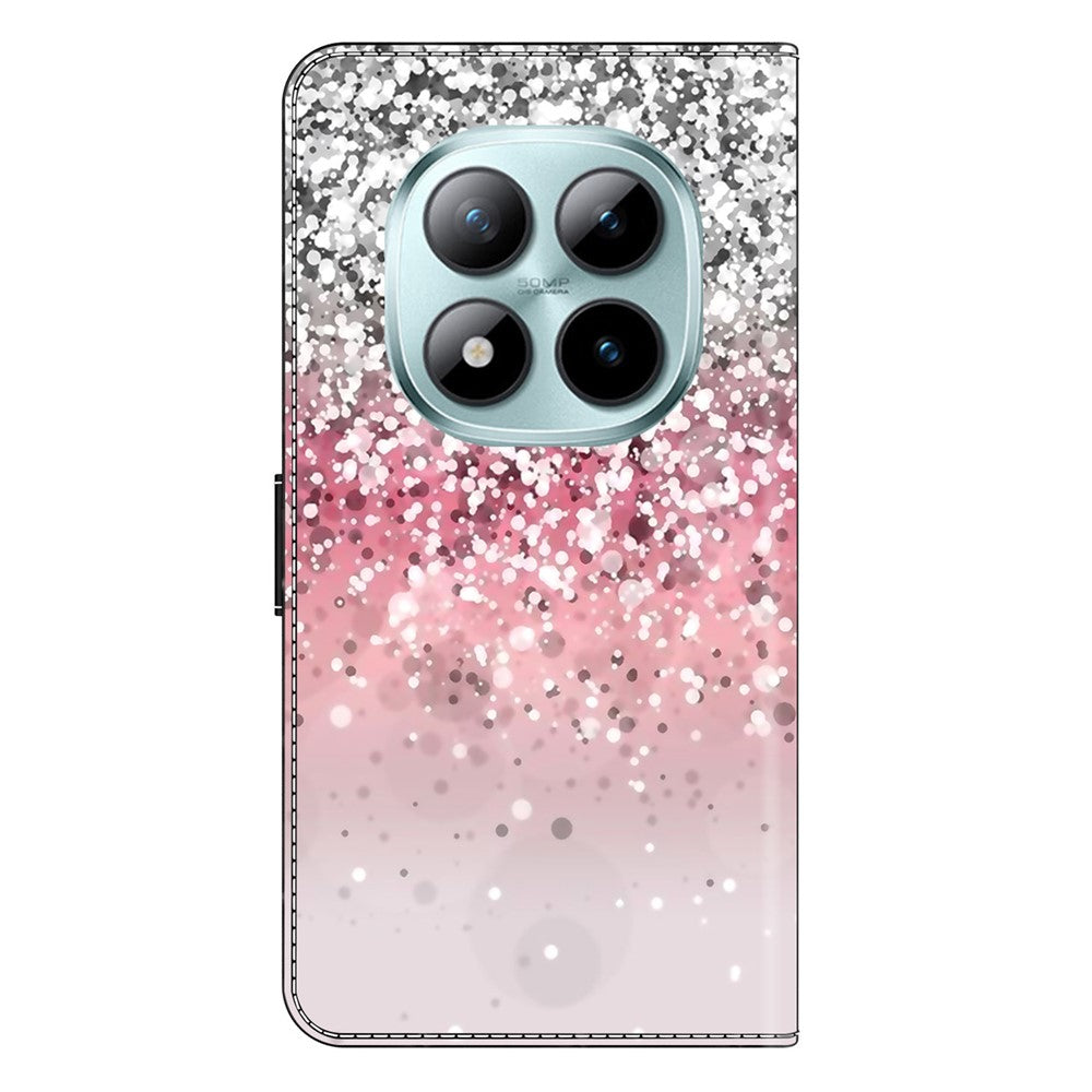 For Xiaomi Redmi Note 15 Pro 5G (Global) Case Magnetic Clasp 3D Pattern Leather Wallet Phone Cover - Gradient
