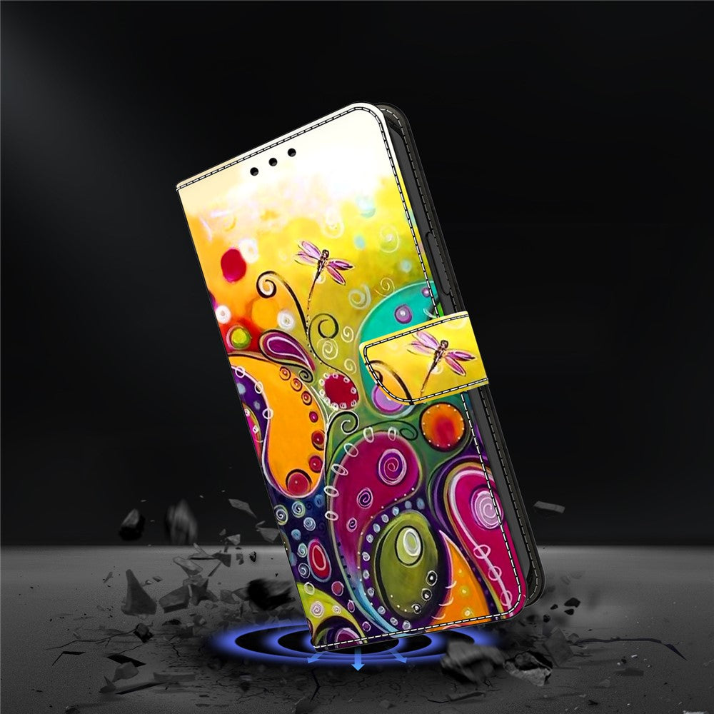 For Xiaomi Redmi Note 15 Pro 5G (Global) Case PU Leather Wallet Phone Cover with Stand - Colorful Flower