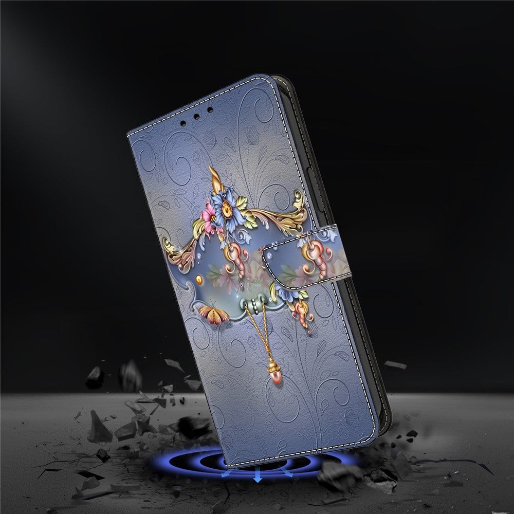 For Xiaomi Poco M8 Pro 5G / Redmi Note 15 Pro+ 5G (Global) Case PU Leather Wallet Phone Cover with Stand - Carving Flower