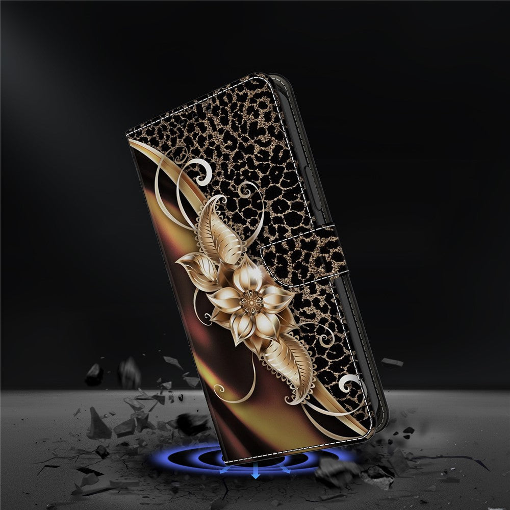 For Xiaomi Poco M8 Pro 5G / Redmi Note 15 Pro+ 5G (Global) Case PU Leather Wallet Phone Cover with Stand - Metal Flower