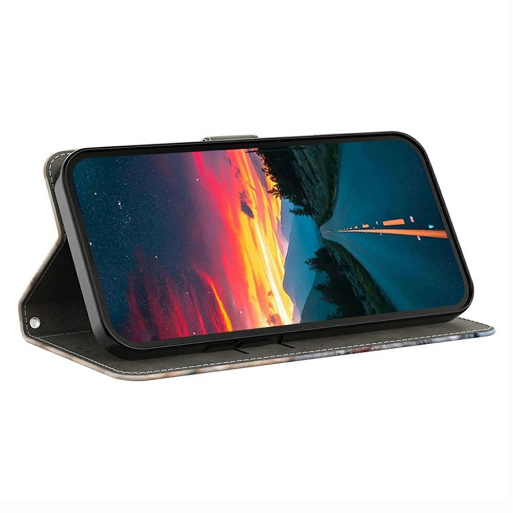 For Xiaomi Redmi Note 15 Pro 5G (Global) Wallet Case Pattern Printing Stand Leather Flip Phone Cover - Ethnic Vine