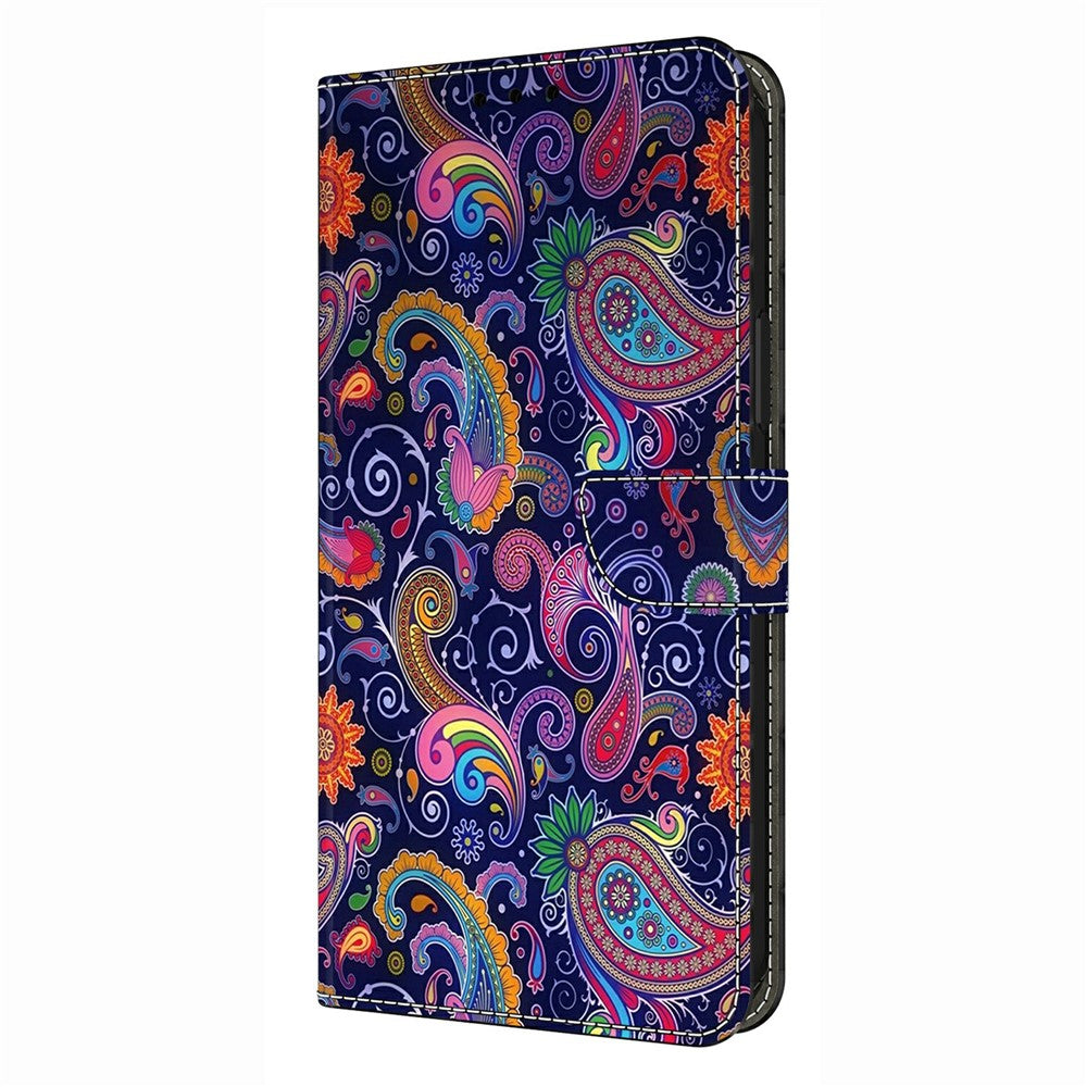 For Xiaomi Redmi Note 15 Pro 5G (Global) Wallet Case Pattern Printing Stand Leather Flip Phone Cover - Ethnic Vine