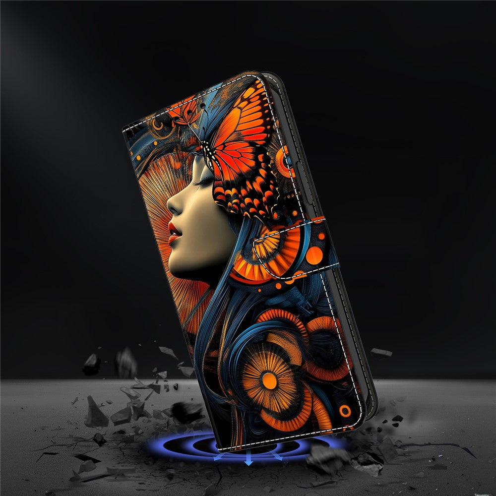 For Xiaomi Redmi Note 15 Pro 5G (Global) Case Foldable Stand Wallet Pattern Printing PU Leather Flip Phone Cover - Dreamy Girl