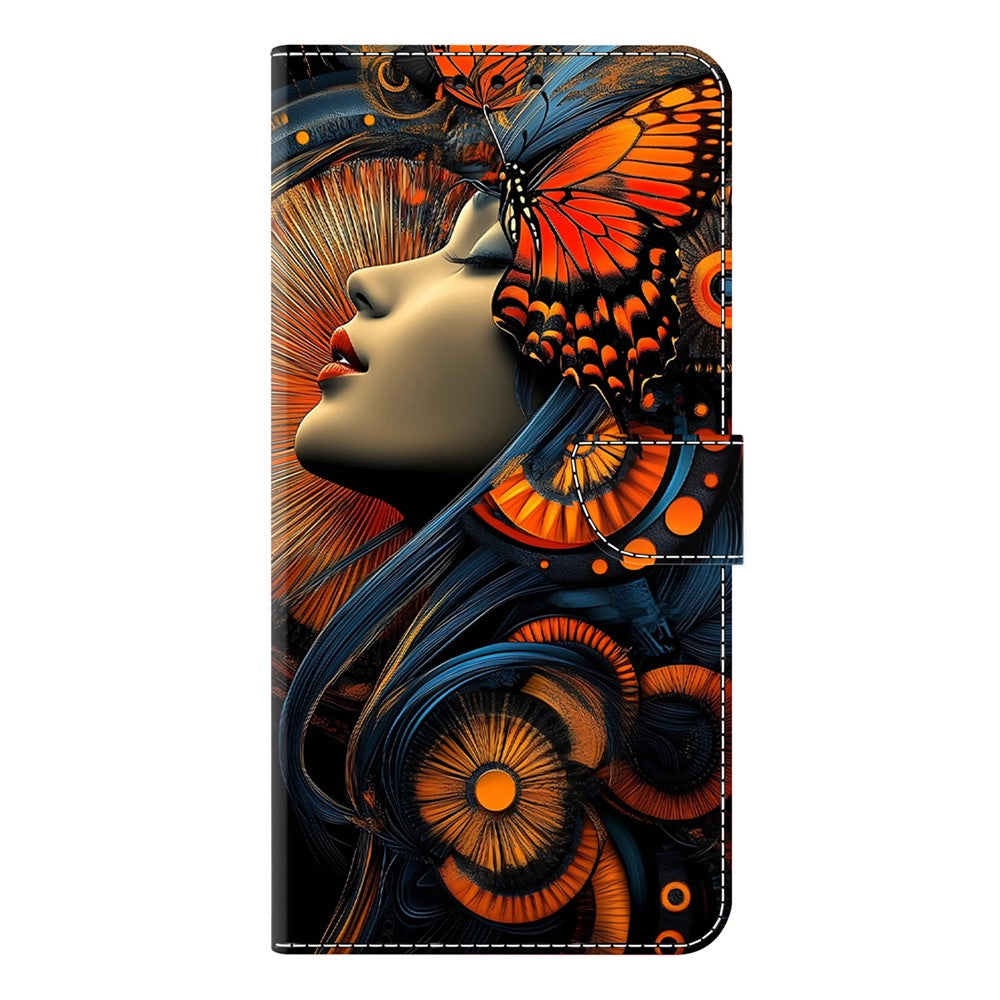 For Xiaomi Redmi Note 15 Pro 5G (Global) Case Foldable Stand Wallet Pattern Printing PU Leather Flip Phone Cover - Dreamy Girl