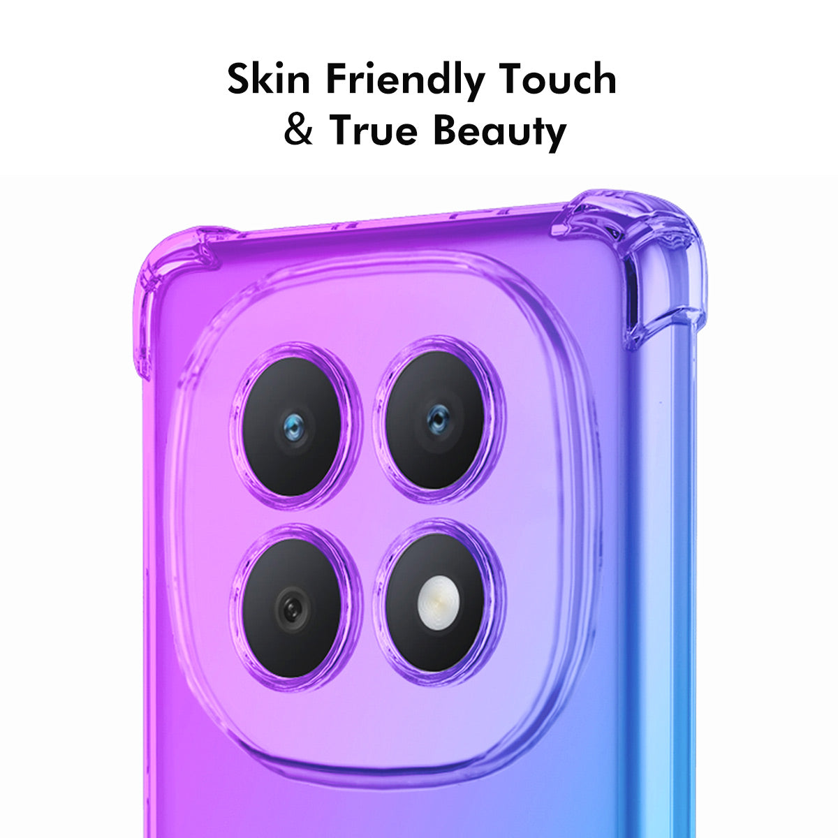For Xiaomi Poco M8 5G / Redmi Note 15 5G (Global) / 15 4G (Global) TPU Case ENKAY Thickened Four Corner Drop-proof Phone Back Cover - Purple / Blue