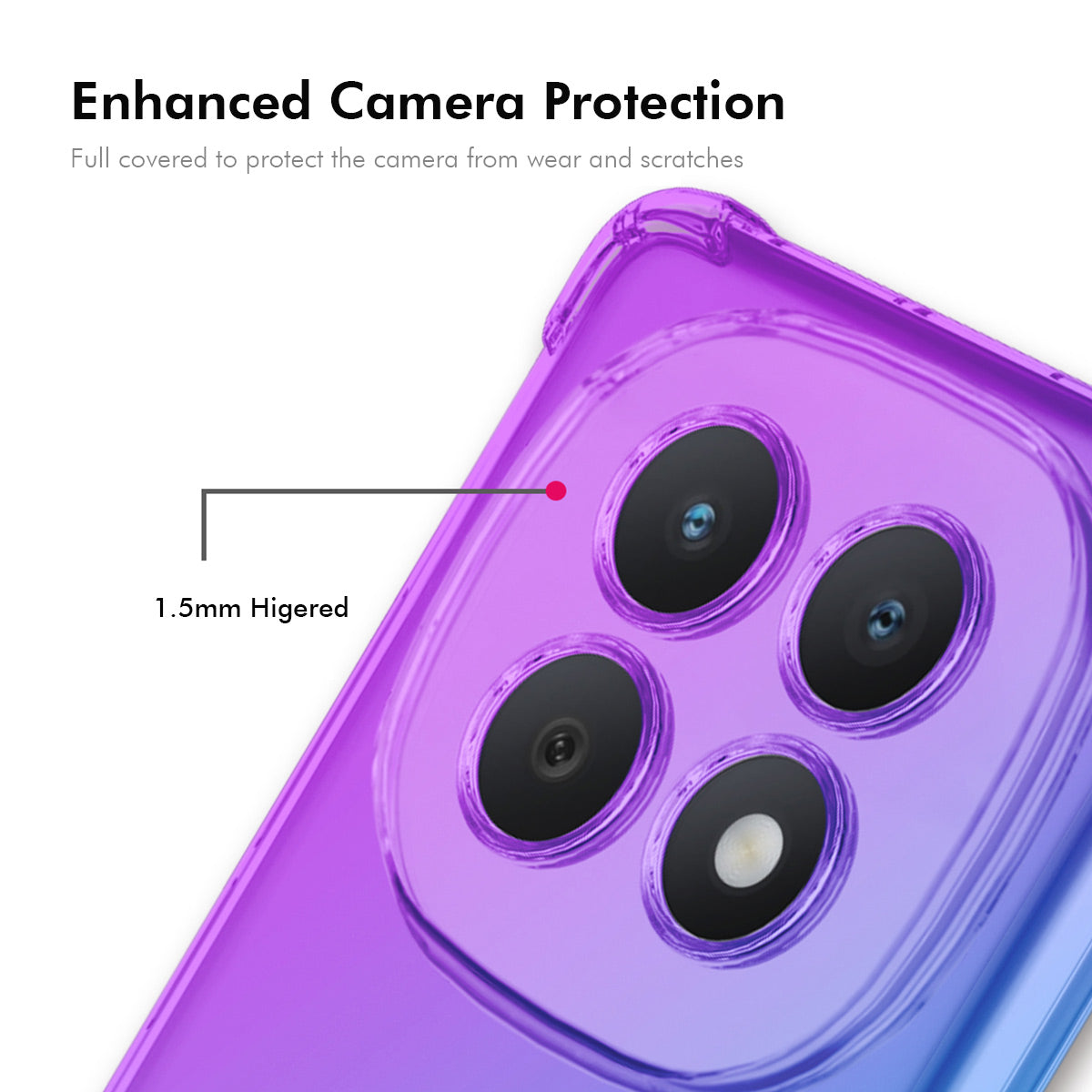 For Xiaomi Poco M8 5G / Redmi Note 15 5G (Global) / 15 4G (Global) TPU Case ENKAY Thickened Four Corner Drop-proof Phone Back Cover - Blue / Pink
