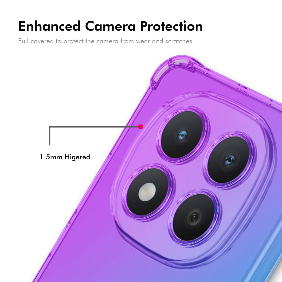 For Xiaomi Poco M8 Pro 5G / Redmi Note 15 Pro+ 5G (Global) TPU Case ENKAY Thickened Four Corner Drop-proof Phone Back Cover - Pink / Gold