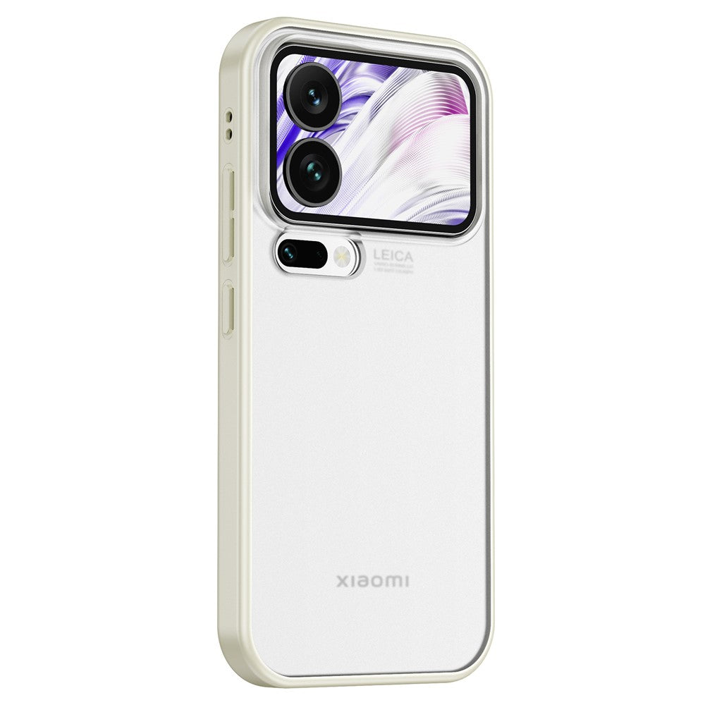 For Xiaomi 17 Pro Max Case PC + TPU Phone Cover Airbag Protection - Beige