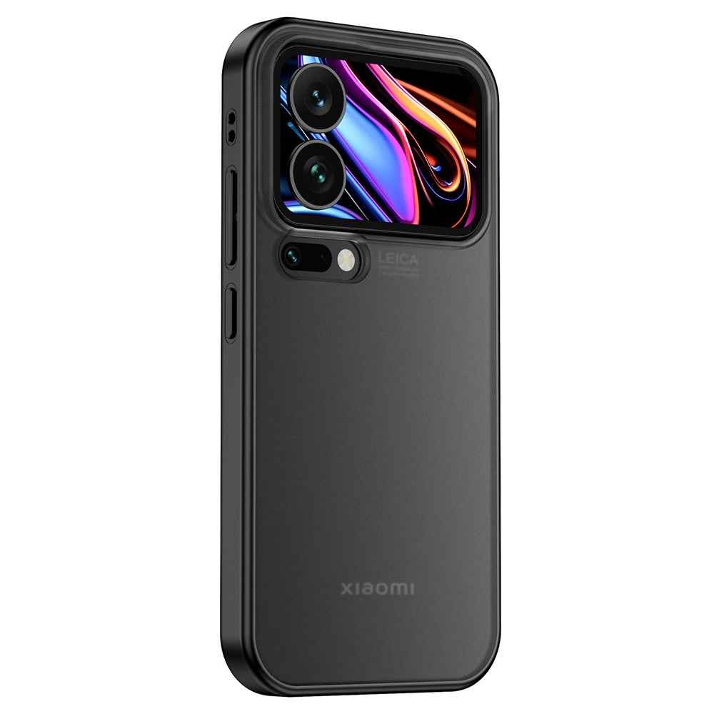 For Xiaomi 17 Pro Case PC + TPU Phone Cover Airbag Protection - Black