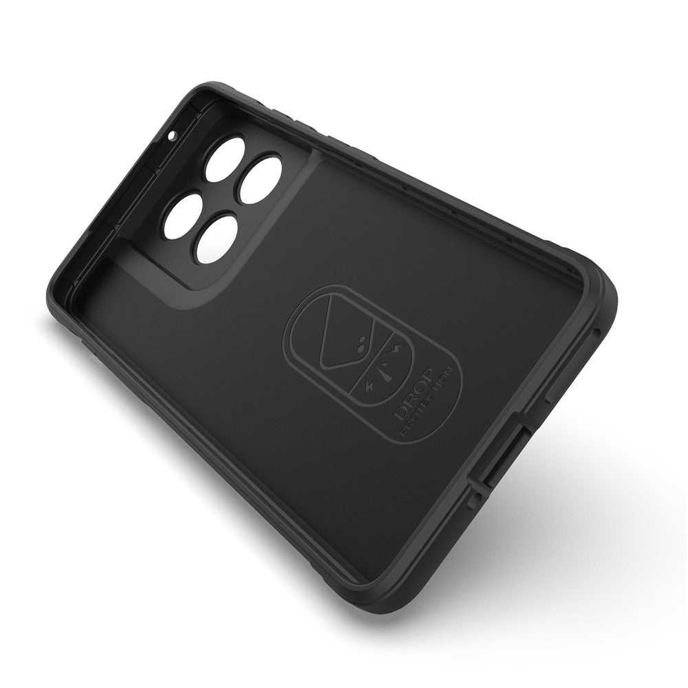 For Motorola Edge 70 5G Case Anti-Drop Soft TPU Rugged Phone Back Cover - Black