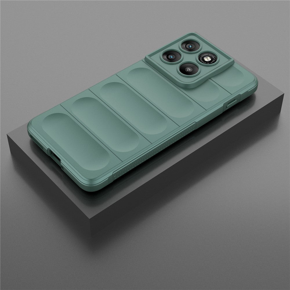 For Motorola Edge 70 5G Case Anti-Drop Soft TPU Rugged Phone Back Cover - Green