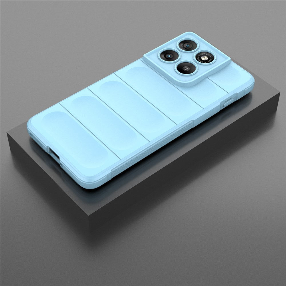 For Motorola Edge 70 5G Case Anti-Drop Soft TPU Rugged Phone Back Cover - Baby Blue