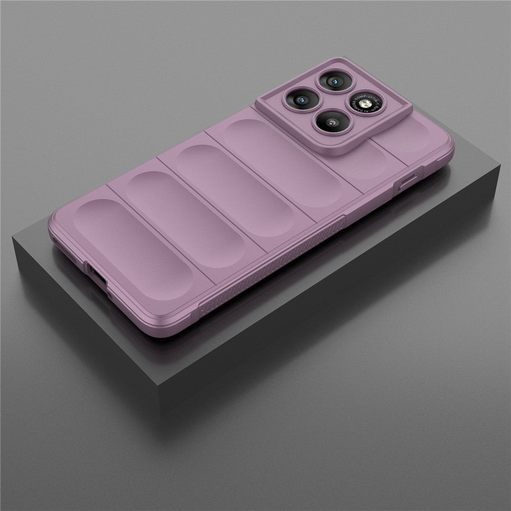 For Motorola Edge 70 5G Case Anti-Drop Soft TPU Rugged Phone Back Cover - Light Purple