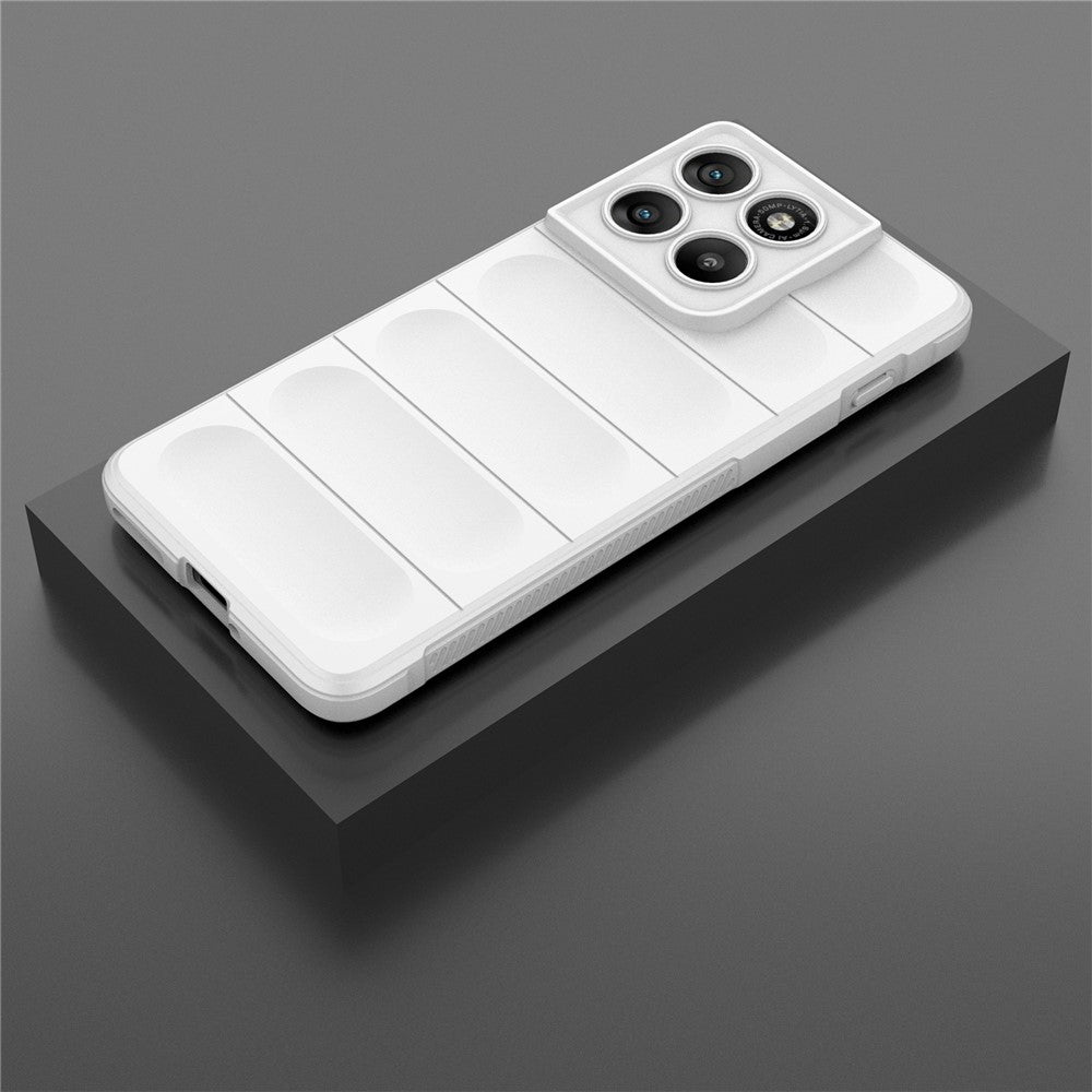 For Motorola Edge 70 5G Case Anti-Drop Soft TPU Rugged Phone Back Cover - White