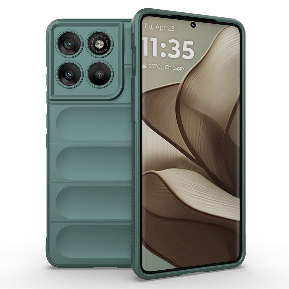 AMORUS For Motorola Edge 70 5G Case Shockproof Soft TPU Rugged Phone Back Cover - Green