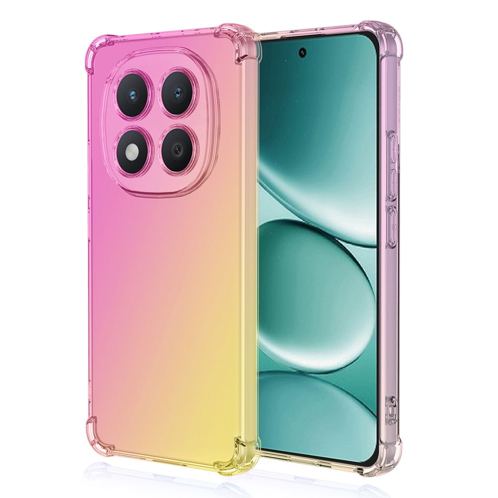 For Xiaomi Redmi Note 15 Pro 5G (Global) Case Gradient Color TPU Anti-Drop Phone Cover - Pink  /  Gold