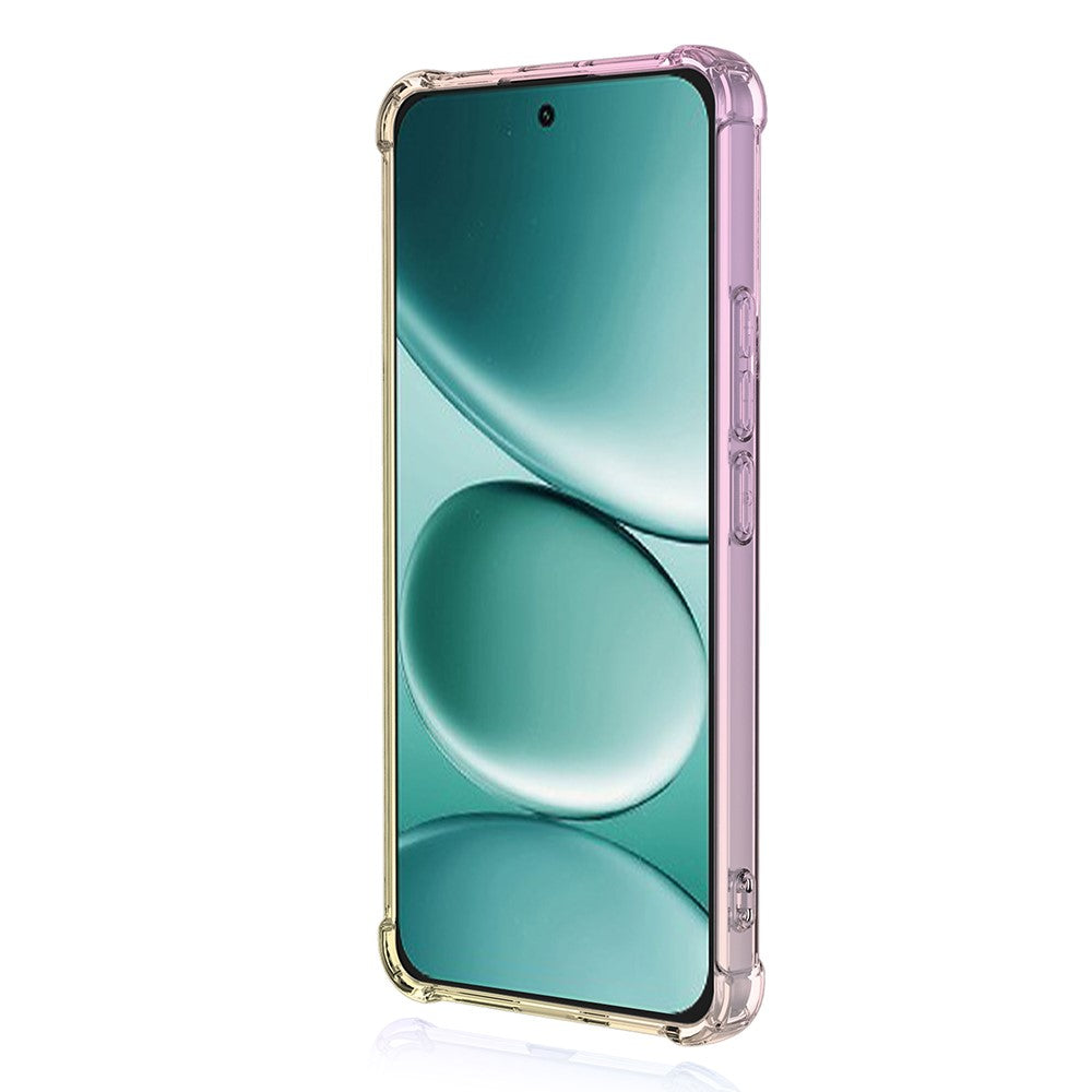 For Xiaomi Redmi Note 15 Pro 5G (Global) Case Gradient Color TPU Anti-Drop Phone Cover - Pink  /  Gold
