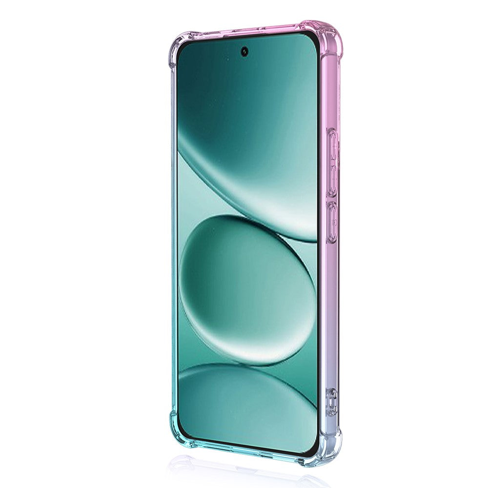 For Xiaomi Redmi Note 15 Pro 5G (Global) Case Gradient Color TPU Anti-Drop Phone Cover - Pink  /  Green