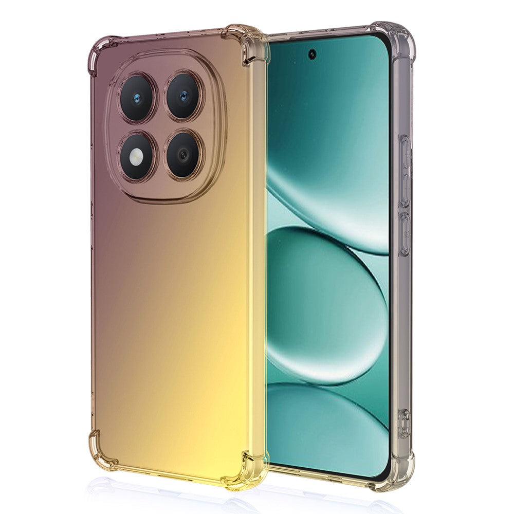 For Xiaomi Redmi Note 15 Pro 5G (Global) Case Gradient Color TPU Anti-Drop Phone Cover - Black  /  Gold