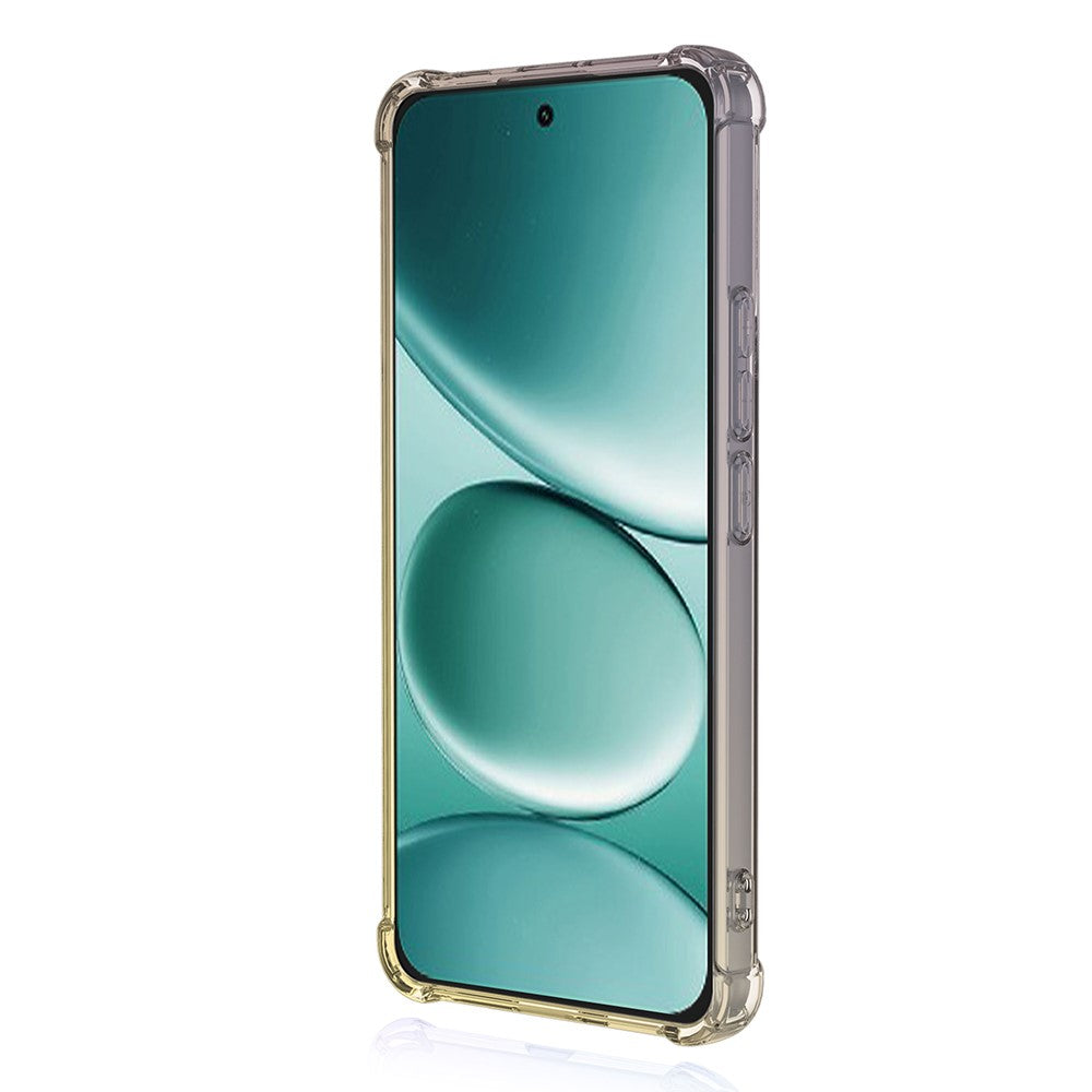 For Xiaomi Redmi Note 15 Pro 5G (Global) Case Gradient Color TPU Anti-Drop Phone Cover - Black  /  Gold