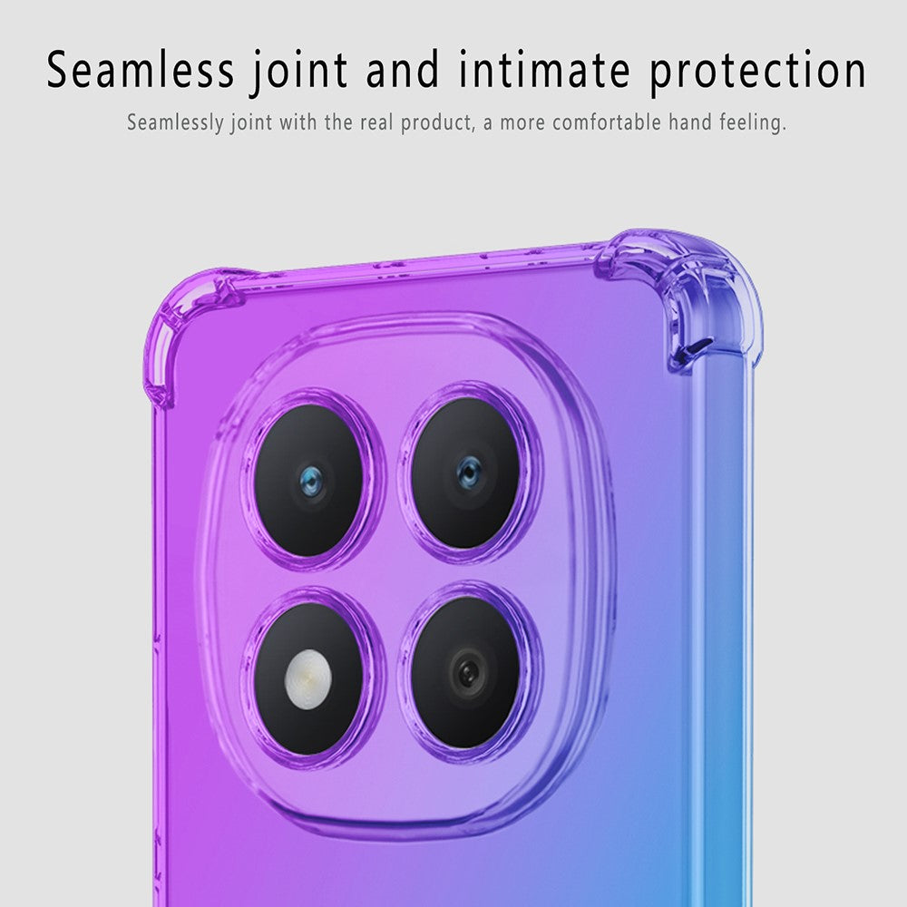 For Xiaomi Redmi Note 15 Pro 5G (Global) Case Gradient Color TPU Anti-Drop Phone Cover - Blue  /  Pink