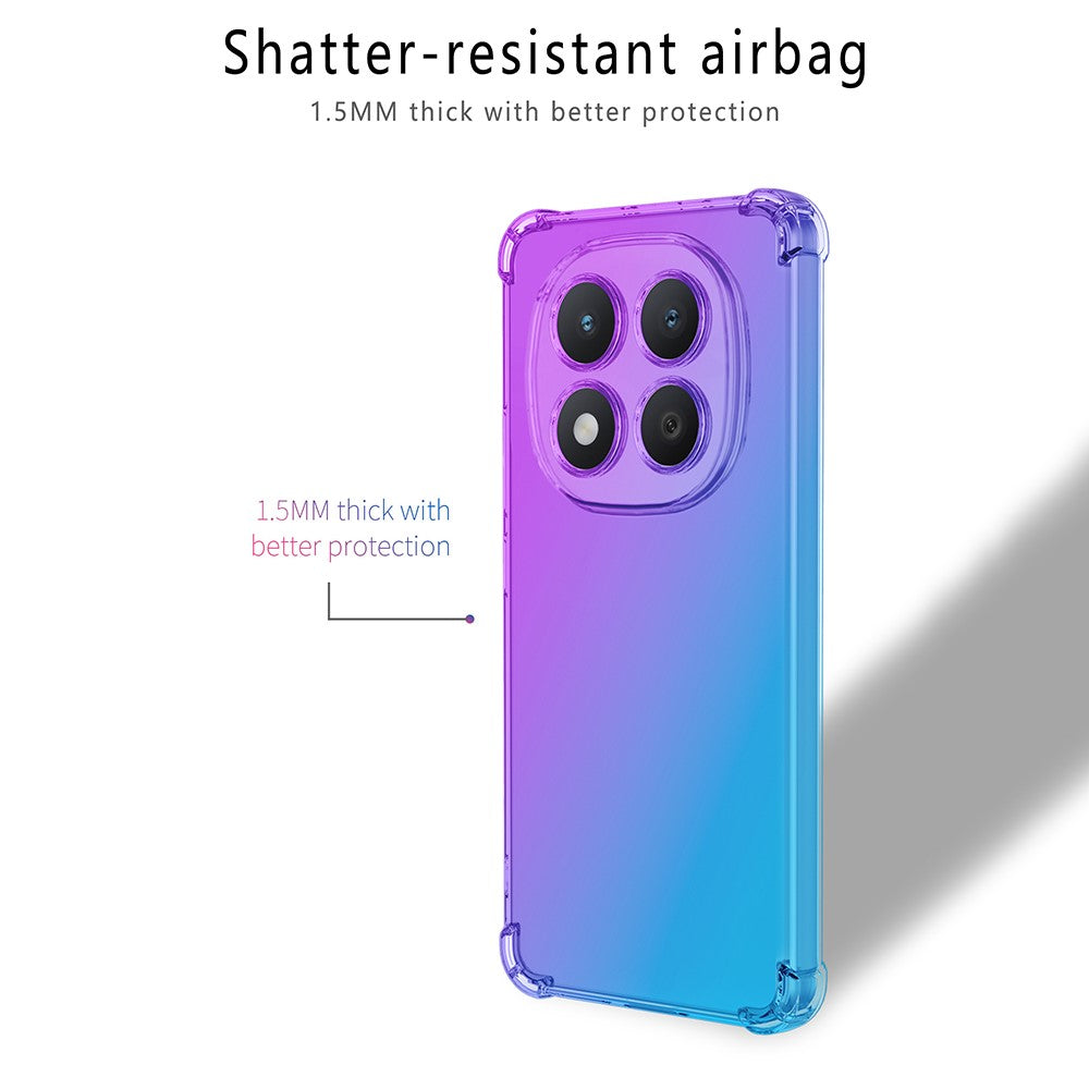 For Xiaomi Redmi Note 15 Pro 5G (Global) Case Gradient Color TPU Anti-Drop Phone Cover - Blue  /  Pink