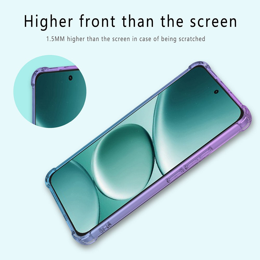 For Xiaomi Redmi Note 15 Pro 5G (Global) Case Gradient Color TPU Anti-Drop Phone Cover - Blue  /  Pink