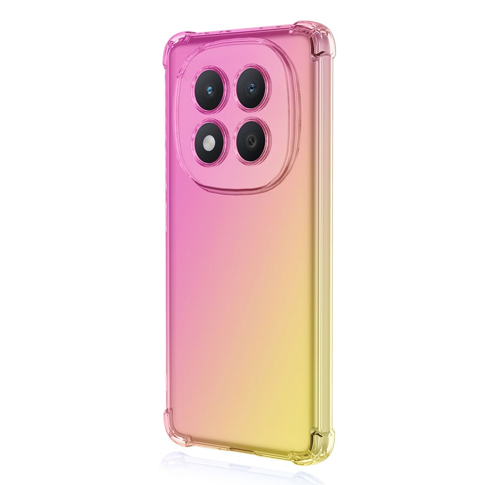 For Xiaomi Poco M8 Pro 5G / Redmi Note 15 Pro+ 5G (Global) Case Gradient Color TPU Anti-Drop Phone Cover - Pink  /  Gold