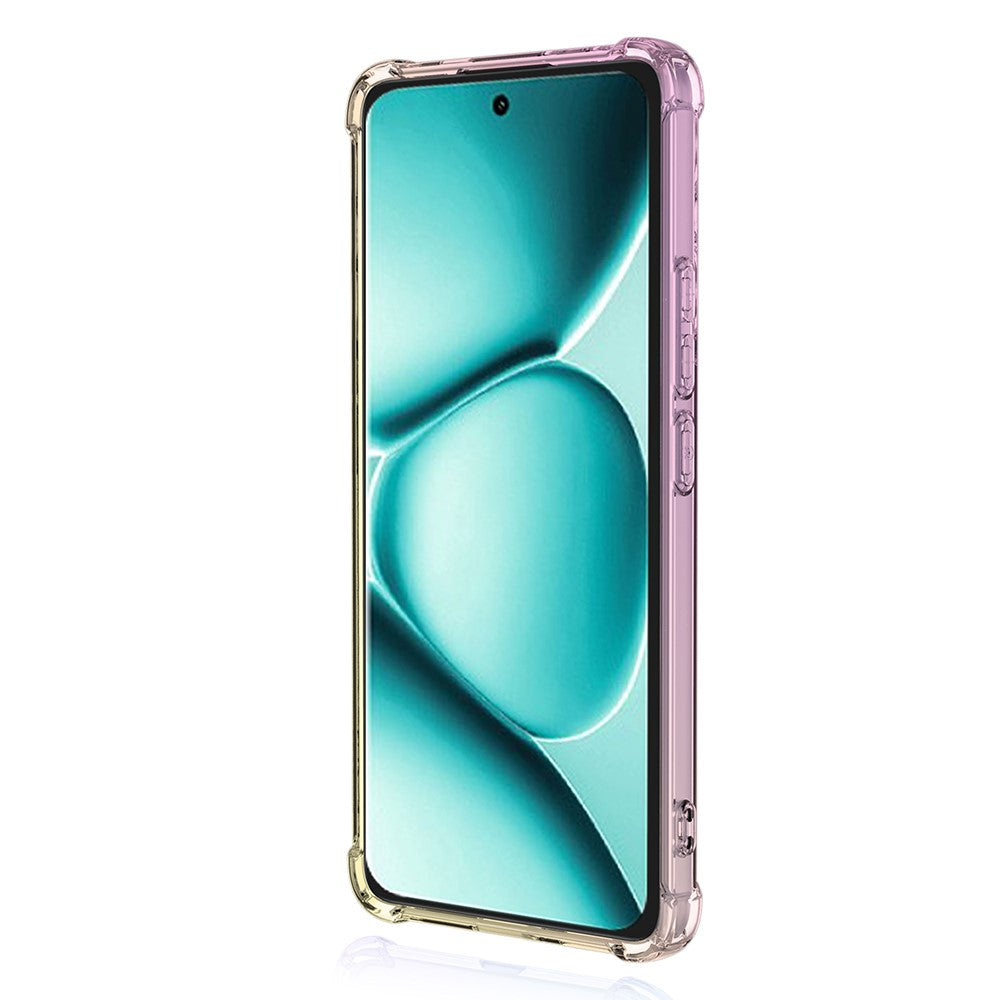 For Xiaomi Poco M8 Pro 5G / Redmi Note 15 Pro+ 5G (Global) Case Gradient Color TPU Anti-Drop Phone Cover - Pink  /  Gold