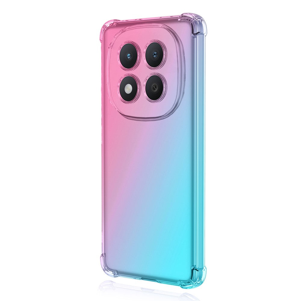 For Xiaomi Poco M8 Pro 5G / Redmi Note 15 Pro+ 5G (Global) Case Gradient Color TPU Anti-Drop Phone Cover - Pink  /  Green